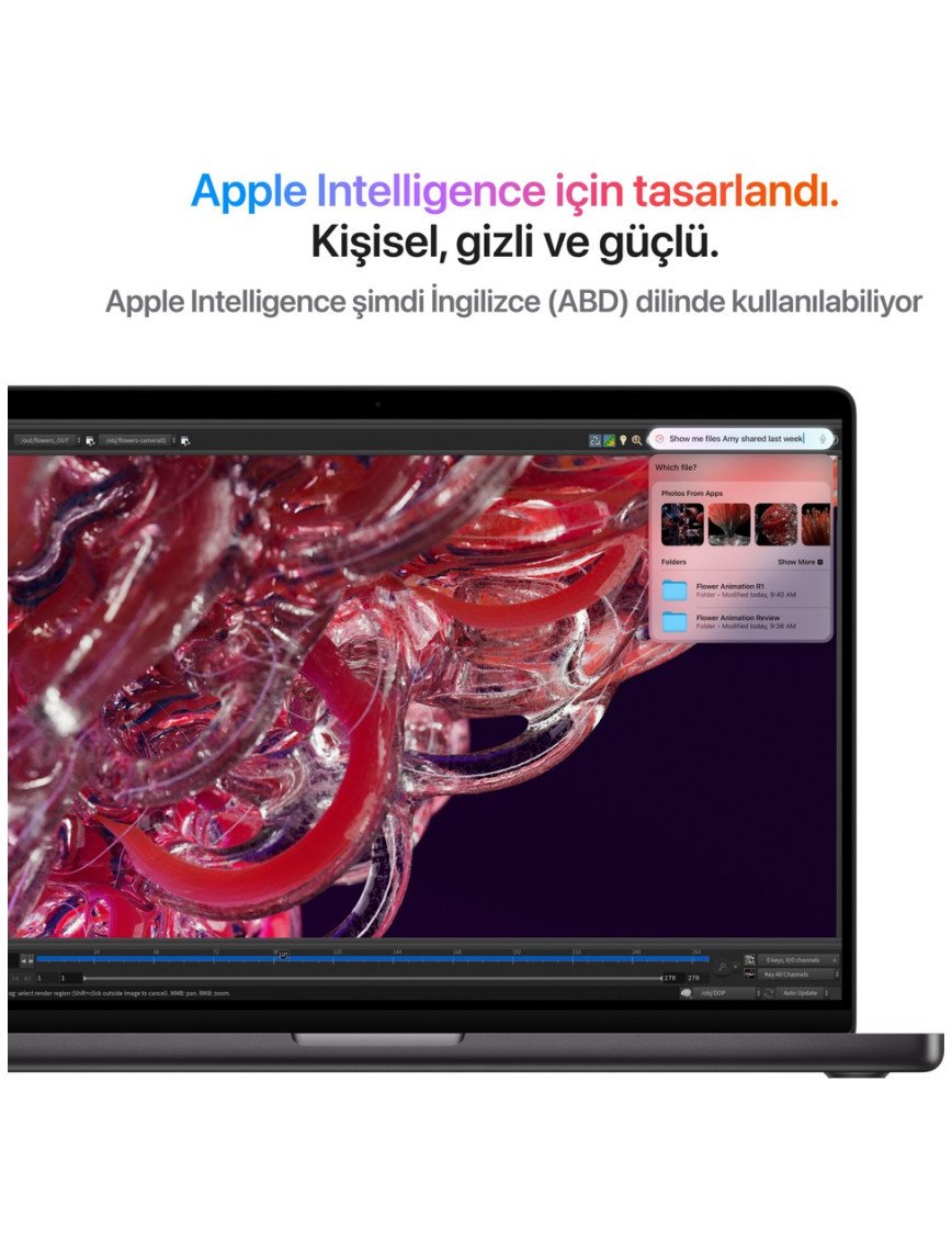 Apple MacBook Pro M4 16GB 512GB SSD macOS 14" Taşınabilir Bilgisayar Gümüş MW2W3TU/A